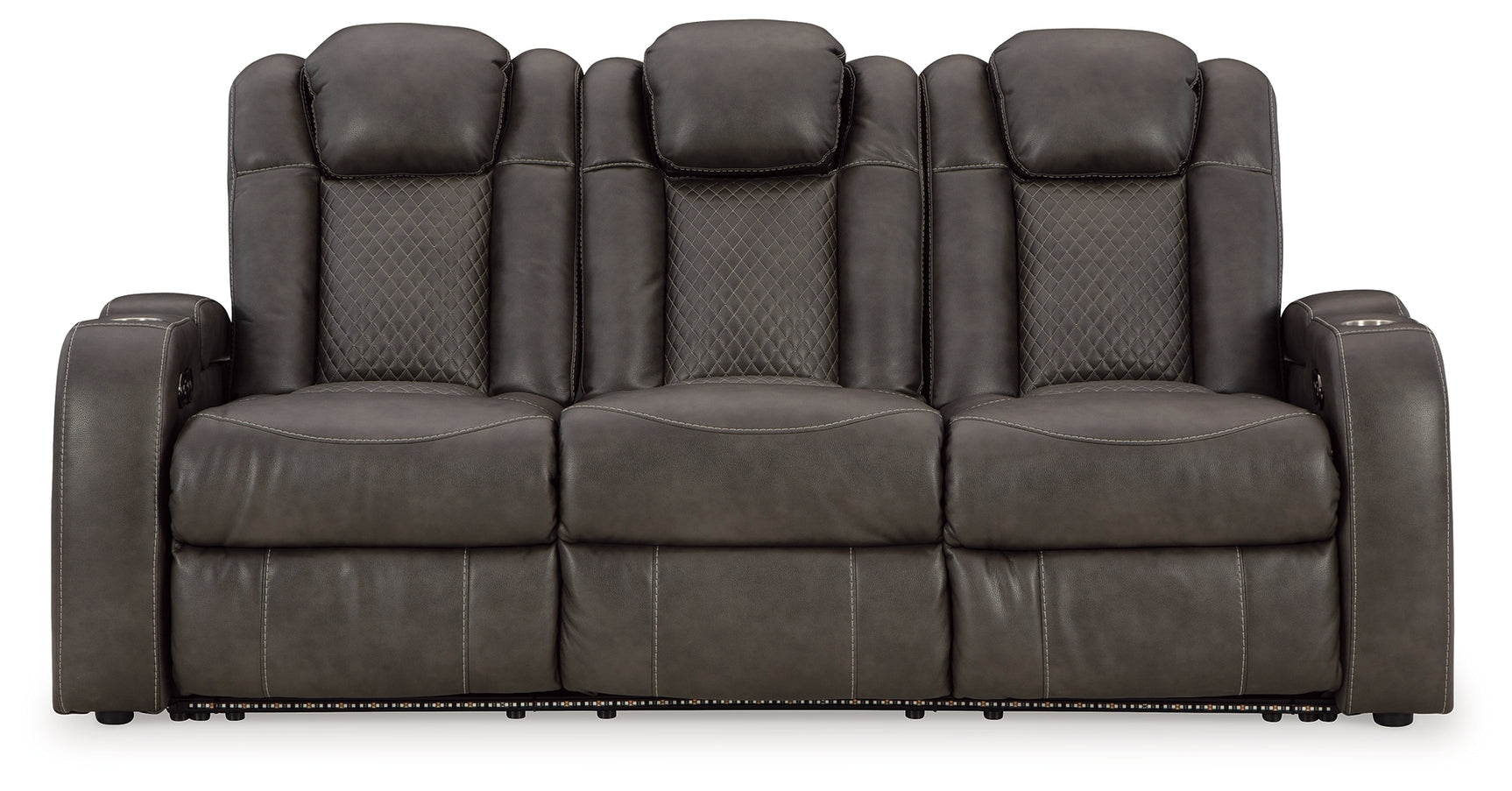 Fyne-Dyme Shadow Power Reclining Sofa and Power Recliner (Online Special Price) - Ornate Home