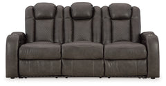 Fyne-Dyme Shadow Power Reclining Sofa and Power Recliner - Ornate Home