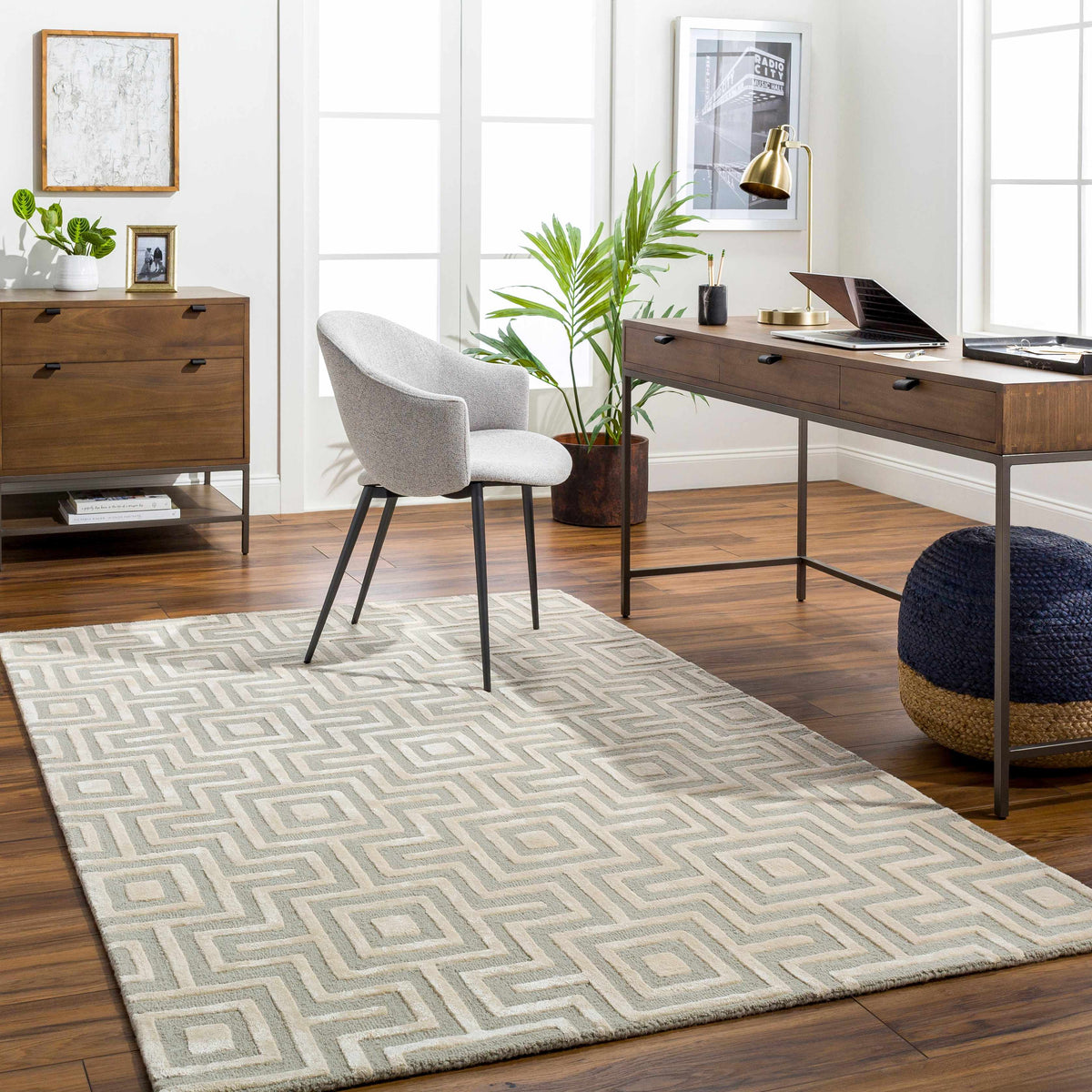 Fynn Beige Area Rug - Clearance - Ornate Home