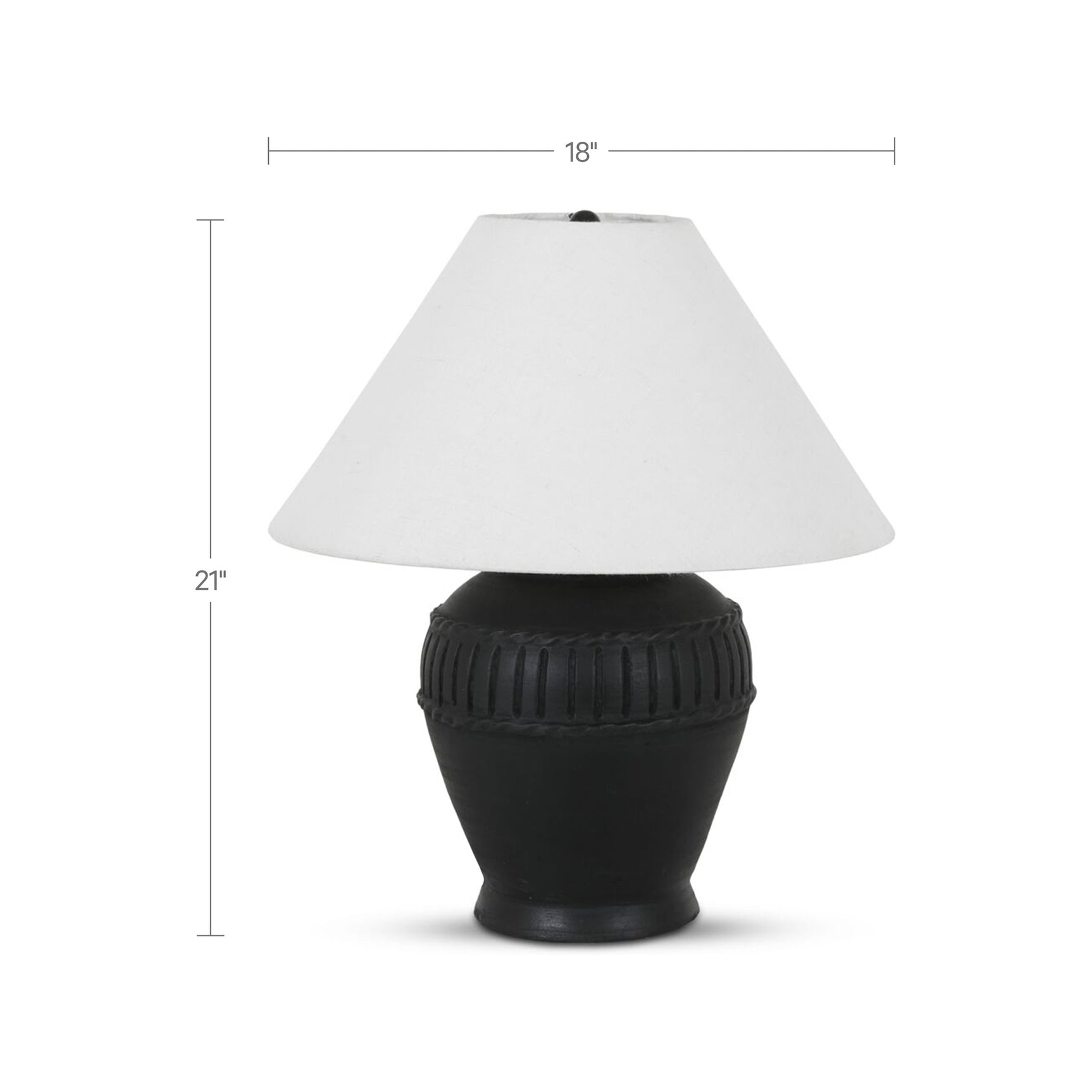 Madeira Black Table Lamp