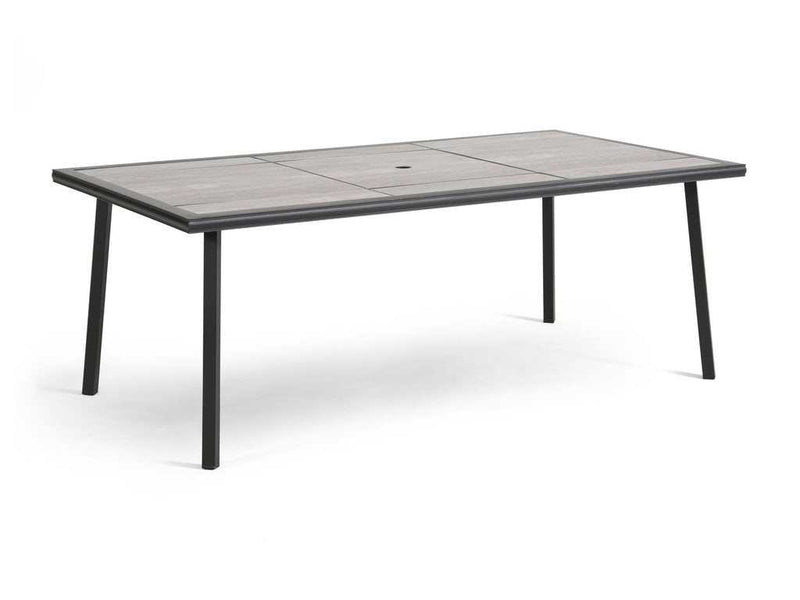 Sintra Black & Gray Outdoor Dining Table - Ornate Home