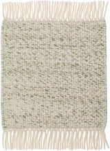 Sorell Sage Textured Weave Cottage Farmhouse Wool Handmade Area Rug - Clearance