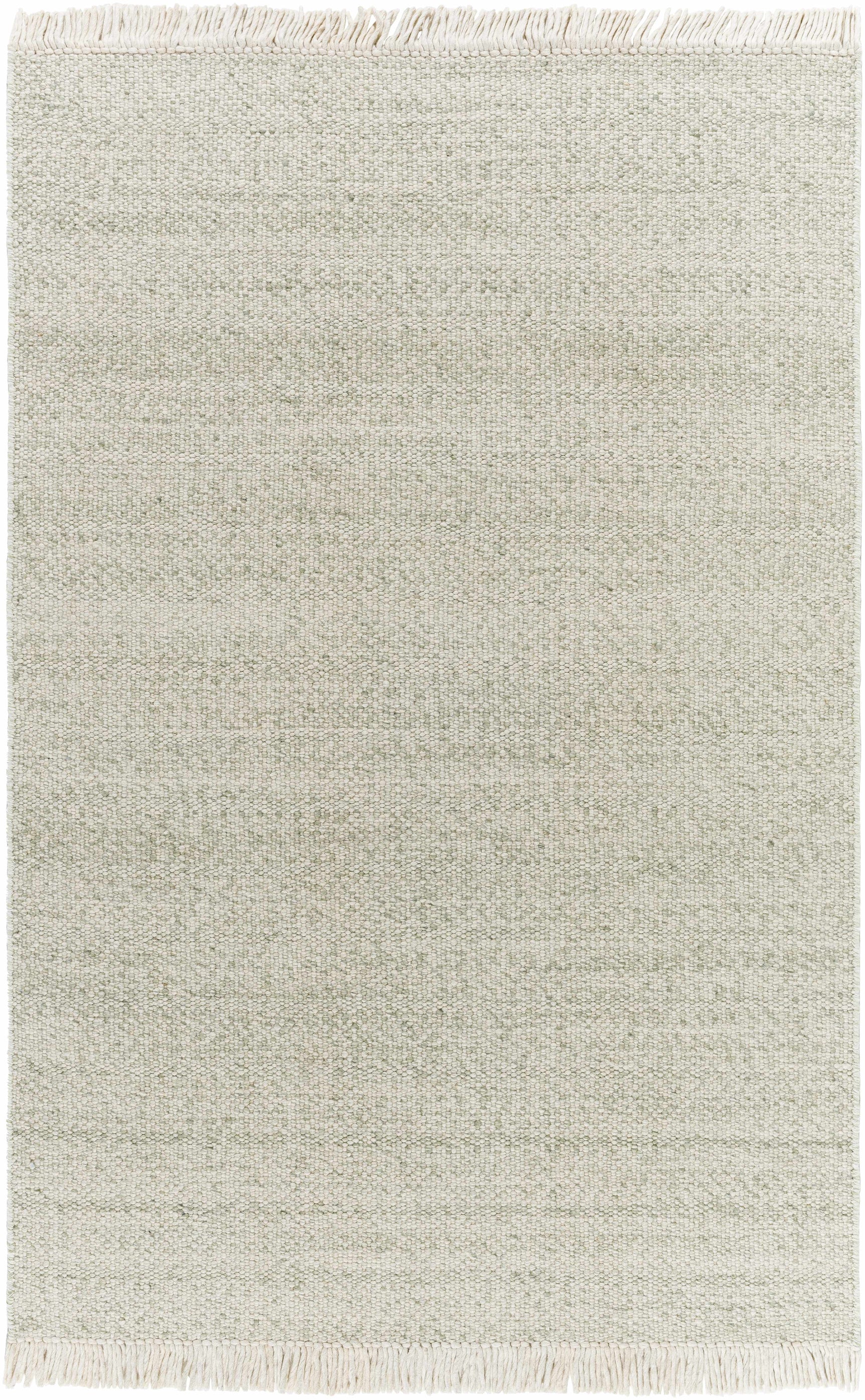 Sorell Sage Textured Weave Cottage Farmhouse Wool Handmade Area Rug - Clearance