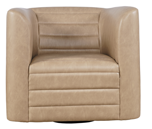 GT Swivel Sand Accent Chair - Ornate Home