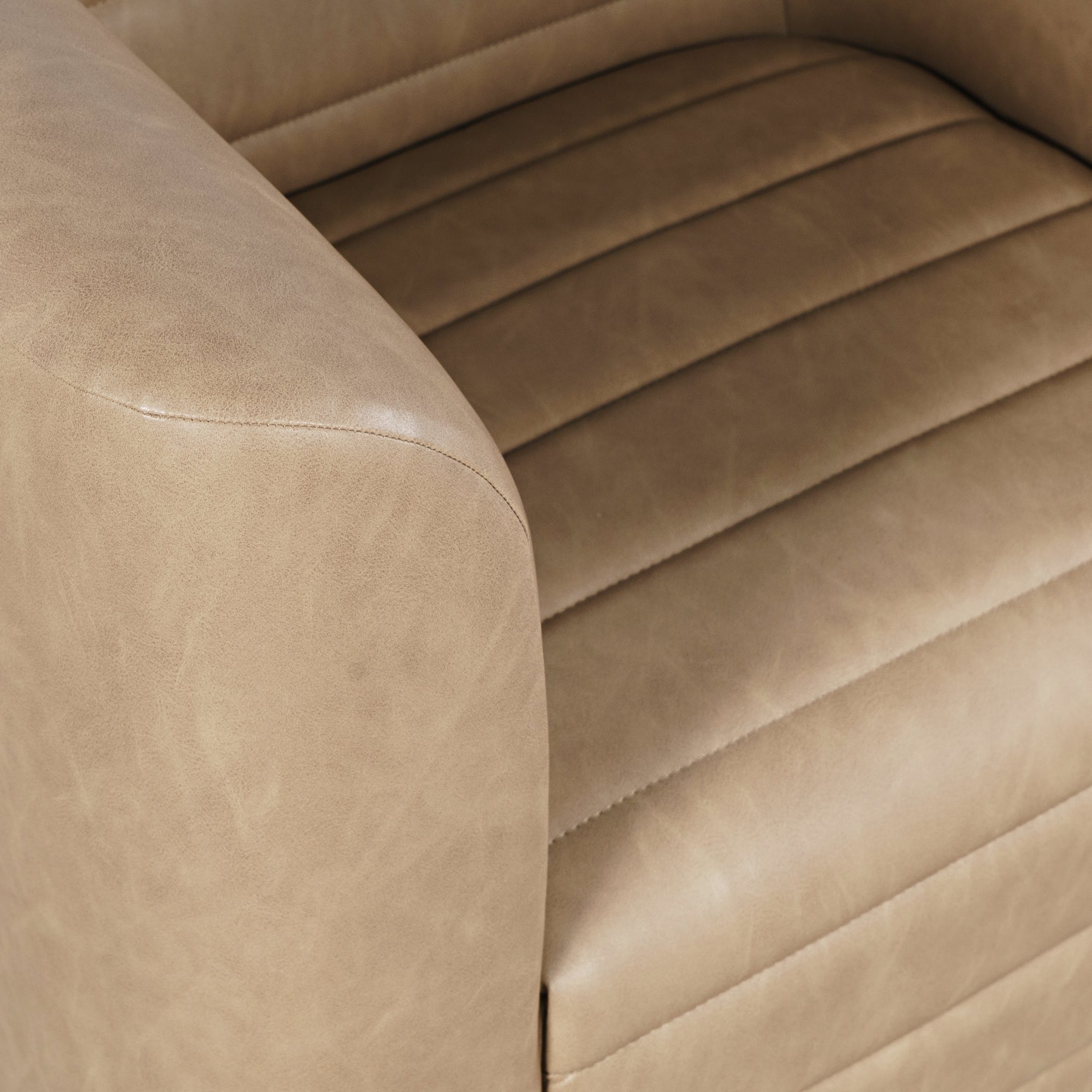 GT Swivel Sand Accent Chair - Ornate Home