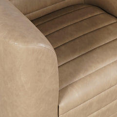 GT Swivel Sand Accent Chair - Ornate Home