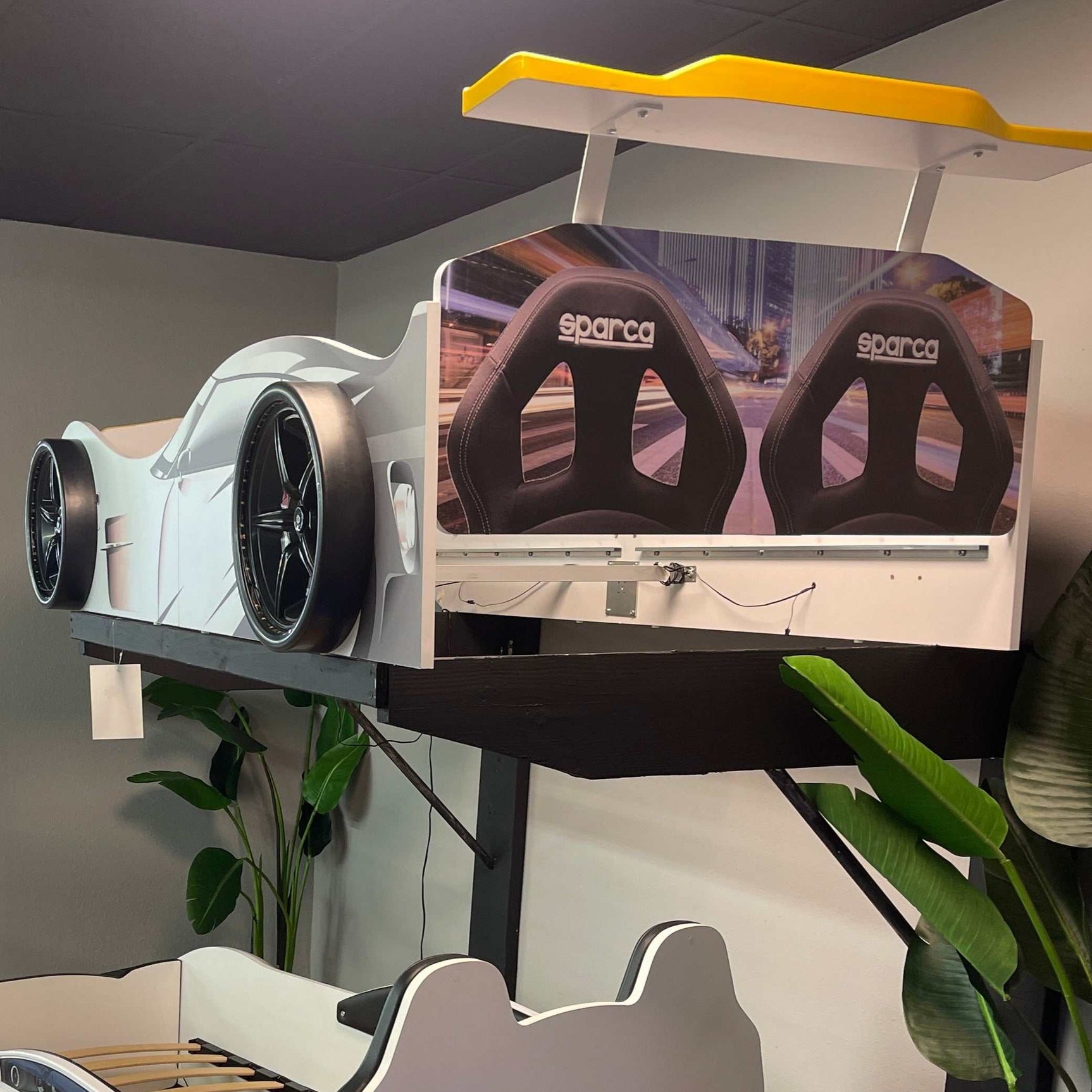 GTX Carbed Yellow Kid Bed / Mattress Included - Ornate Home