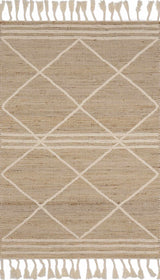 Gulnur Natural Jute&Wool Trellis Rug - Clearance