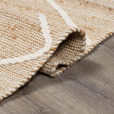 Gulnur Natural Jute&Wool Trellis Rug - Clearance