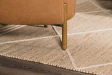 Gulnur Natural Jute&Wool Trellis Rug - Clearance