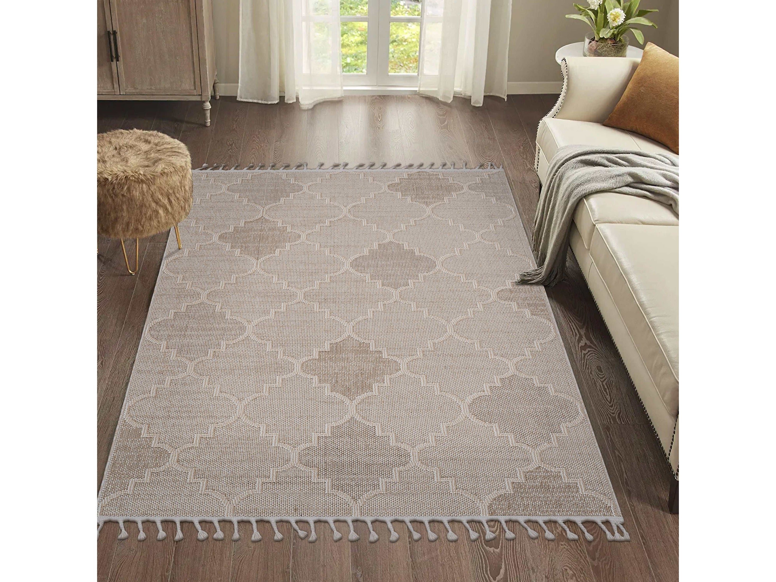 Guros Stylish Indoor Area Rug 5' x 7' - Ornate Home