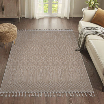 Guros Stylish Indoor Area Rug 5' x 7' - Ornate Home