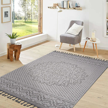 Guros Stylish Indoor Area Rug 5' x 7' - Ornate Home