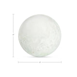Odessa Green Onyx Marble Sphere Tabletop Accent