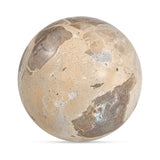 Odessa Tendu Beige Marble Sphere Tabletop Accent