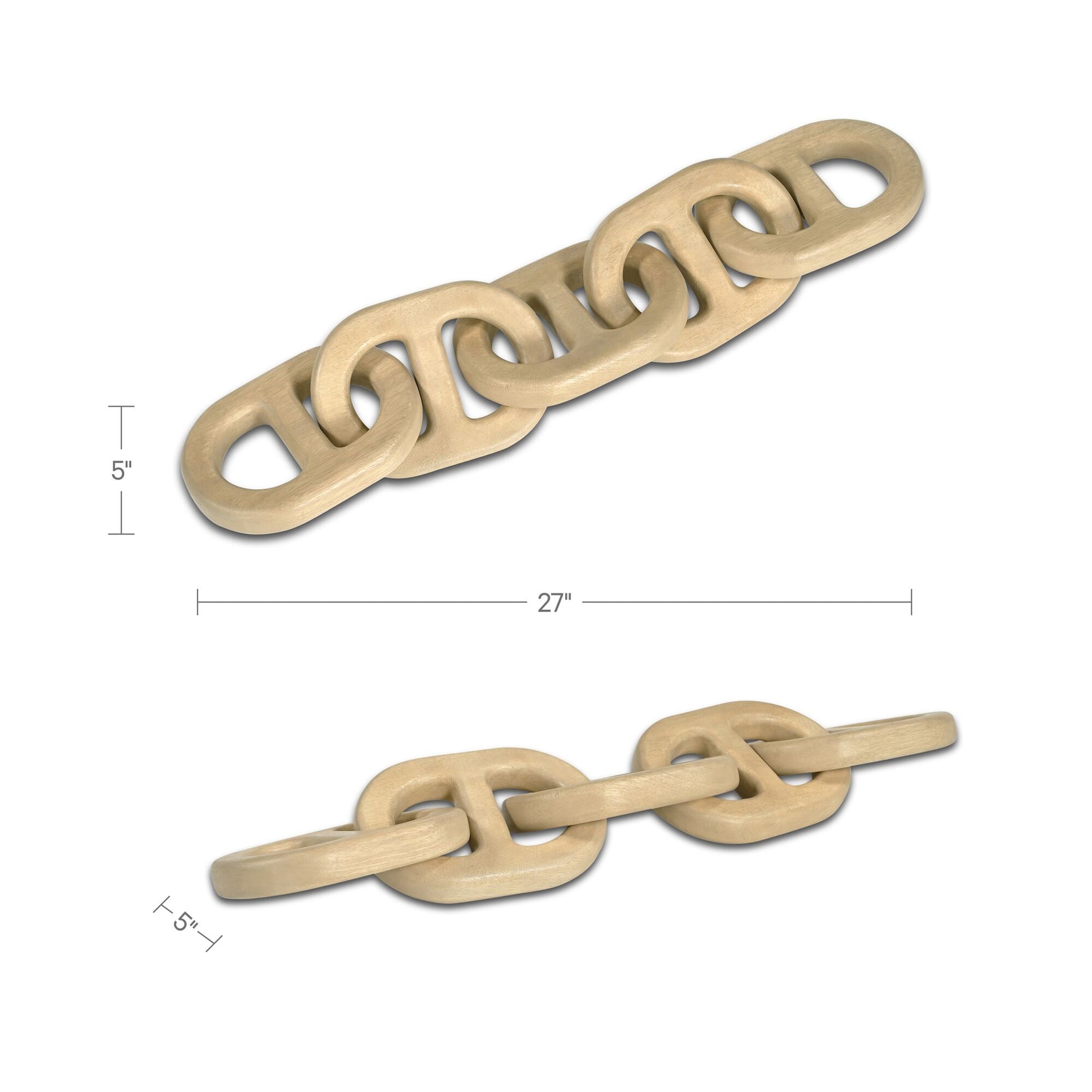 Toro Natural Decorative Wooden Chain