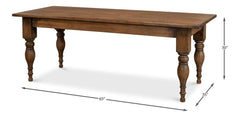 Gabby Brown Dining Table - Ornate Home