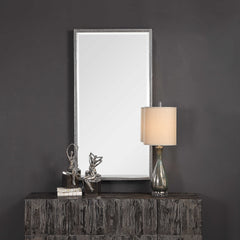Gabelle Metallic Silver Mirror - Ornate Home