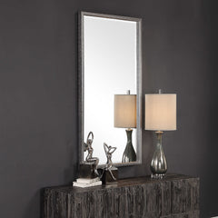 Gabelle Metallic Silver Mirror - Ornate Home