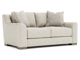 Gabi Beige/Tan Fabric Loveseat - Ornate Home