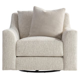 Gabi Beige/Tan Fabric Swivel Chair - Ornate Home