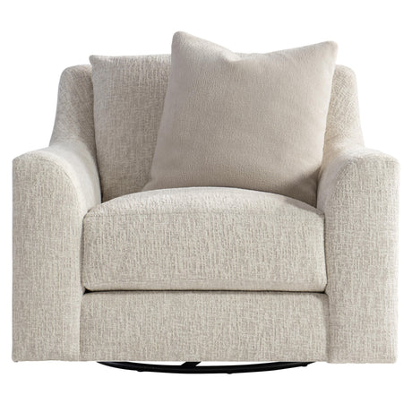 Gabi Beige/Tan Fabric Swivel Chair - Ornate Home