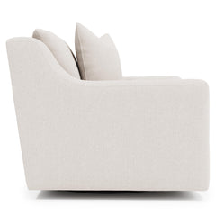 Gabi Ivory Swivel Chair - Ornate Home