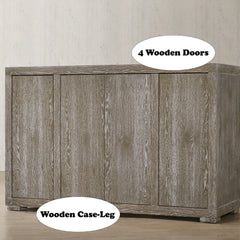 Gabrian Reclaimed Gray Server - Ornate Home