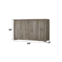 Gabrian Reclaimed Gray Server - Ornate Home