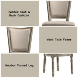 Gabrian Side Chair (Set of 2) in Reclaimed Gray 60172 - Ornate Home