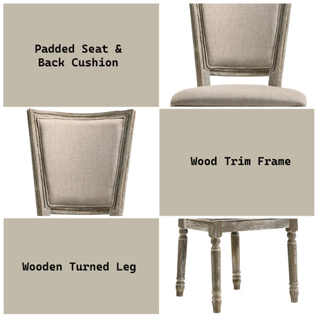 Gabrian Side Chair (Set of 2) in Reclaimed Gray 60172 - Ornate Home