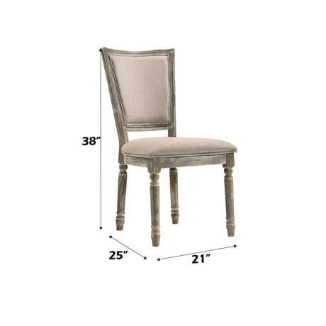 Gabrian Side Chair (Set of 2) in Reclaimed Gray 60172 - Ornate Home
