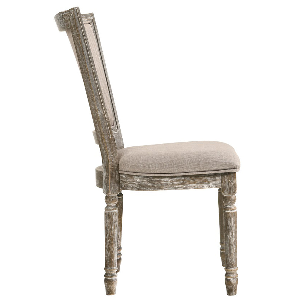 Gabrian Side Chair (Set of 2) in Reclaimed Gray 60172 - Ornate Home