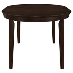 Gabriel Cappuccino 5-piece Extension Leaf Dining Table Set - Ornate Home