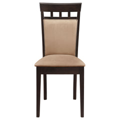 Gabriel Cappuccino 5-piece Extension Leaf Dining Table Set - Ornate Home