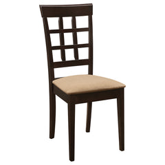 Gabriel Cappuccino 7-piece Extension Leaf Dining Table Set - Ornate Home