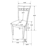 Gabriel Cappuccino 7-piece Extension Leaf Dining Table Set - Ornate Home