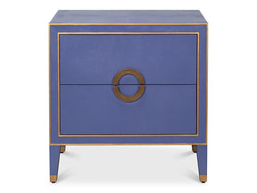 Gabriella Blue Nightstand - Ornate Home