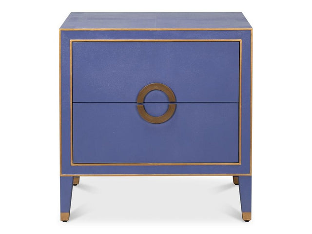 Gabriella Blue Nightstand - Ornate Home