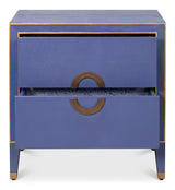 Gabriella Blue Nightstand - Ornate Home