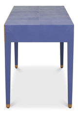 Gabriella Blue Shagreen Desk/Table - Ornate Home