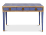 Gabriella Blue Shagreen Desk/Table - Ornate Home