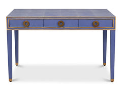 Gabriella Blue Shagreen Desk/Table - Ornate Home
