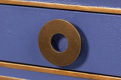 Gabriella Blue Shagreen Desk/Table - Ornate Home