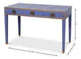 Gabriella Blue Shagreen Desk/Table - Ornate Home