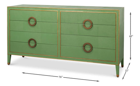 Gabriella Green Chest Of Drawers - Ornate Home