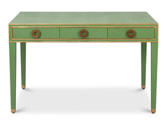Gabriella Green Shagreen Desk/Table - Ornate Home