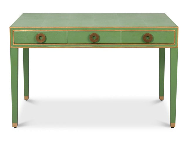 Gabriella Green Shagreen Desk/Table - Ornate Home