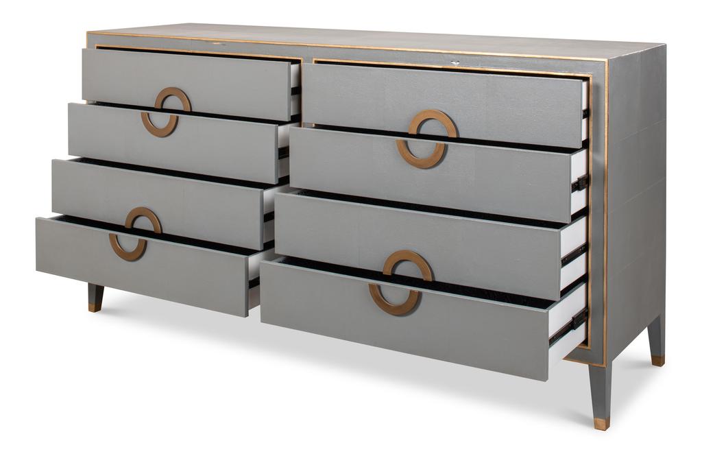 Gabriella Grey Chest Of Drawers - Ornate Home