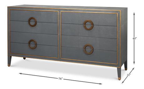 Gabriella Grey Chest Of Drawers - Ornate Home